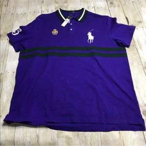 Polo Ralph Lauren Big Pony & Crest Purple/Green